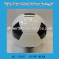 Good quality ceramic football coin money banks